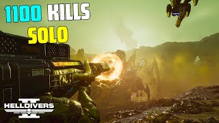 Helldivers 2 Solo (Dif 9) | 1100 Kills