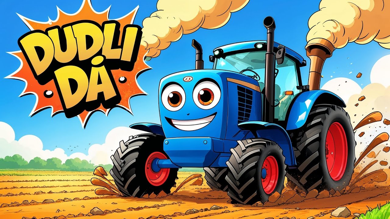 Traktor trrr-drn-drn 🚜 REMIX | Písnička o traktoru pro děti