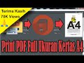 Cara Print PDF Full Ukuran Kertas A4 | Acrobat Reader DC • #SimpleNewsVideo