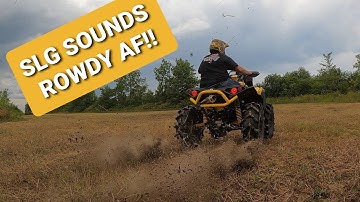 First ride with the SLG welding exhaust on the Can Am Renegade 1000R XMR