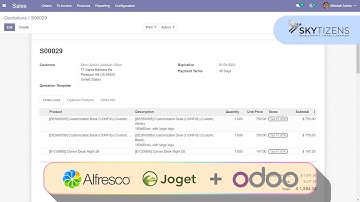 Alfresco + Joget and Odoo Integration Application
