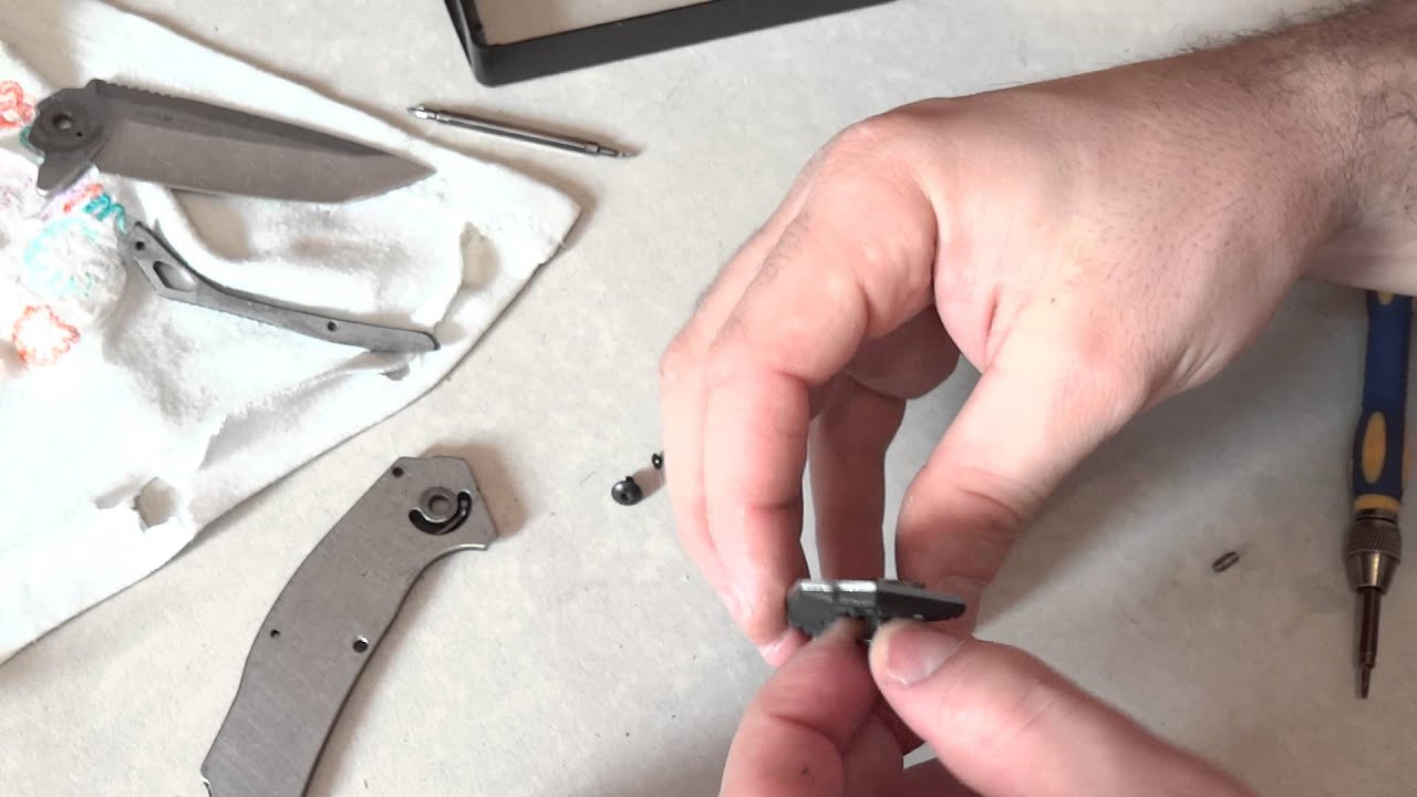 Поломка нового ножа, Kershaw - Free Fall ( Speed Safe breakage )