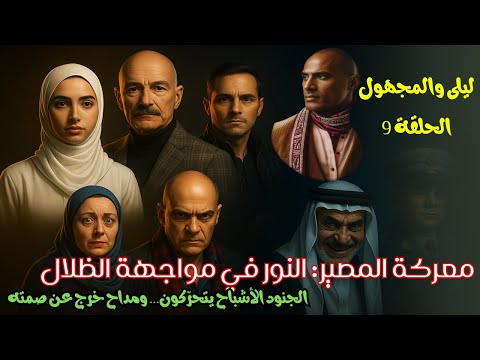 ليلى والمجهول الحلقة التاسعة الجنود الأشباح والخيانات الكبرى في قلب الظلال