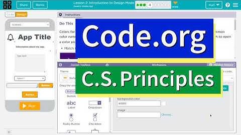 Code.org Lesson 2.3 Introduction to Design Mode | Tutorial with Answers | Unit 3 CS Principles
