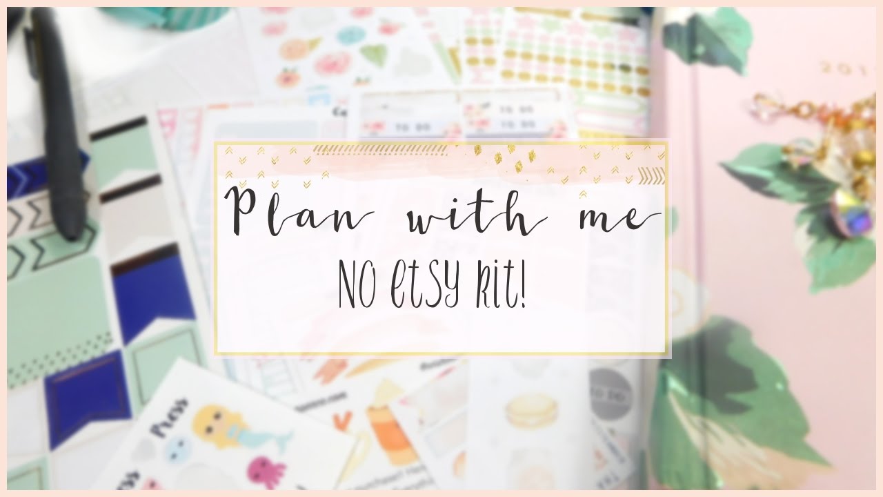 Plan with me! | No sticker kit! | Ban.do Planner!