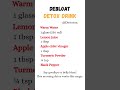 The Drink That Keeps You Comfortable #dietotox #shorts #detoxdrink #healthylifestyle #reducebellyfat