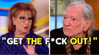 Willie Nelson KICKED OFF The View After SHOCKING Heated Clash With Joy Behar! 