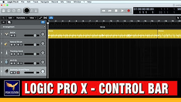 Logic Pro X tutorial - Learn the Control Bar (Interface Overview)