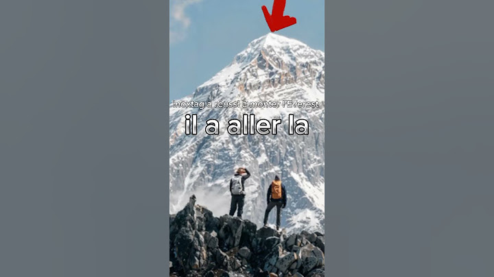 Inoxtag a réussi à monter l'Everest #goat
