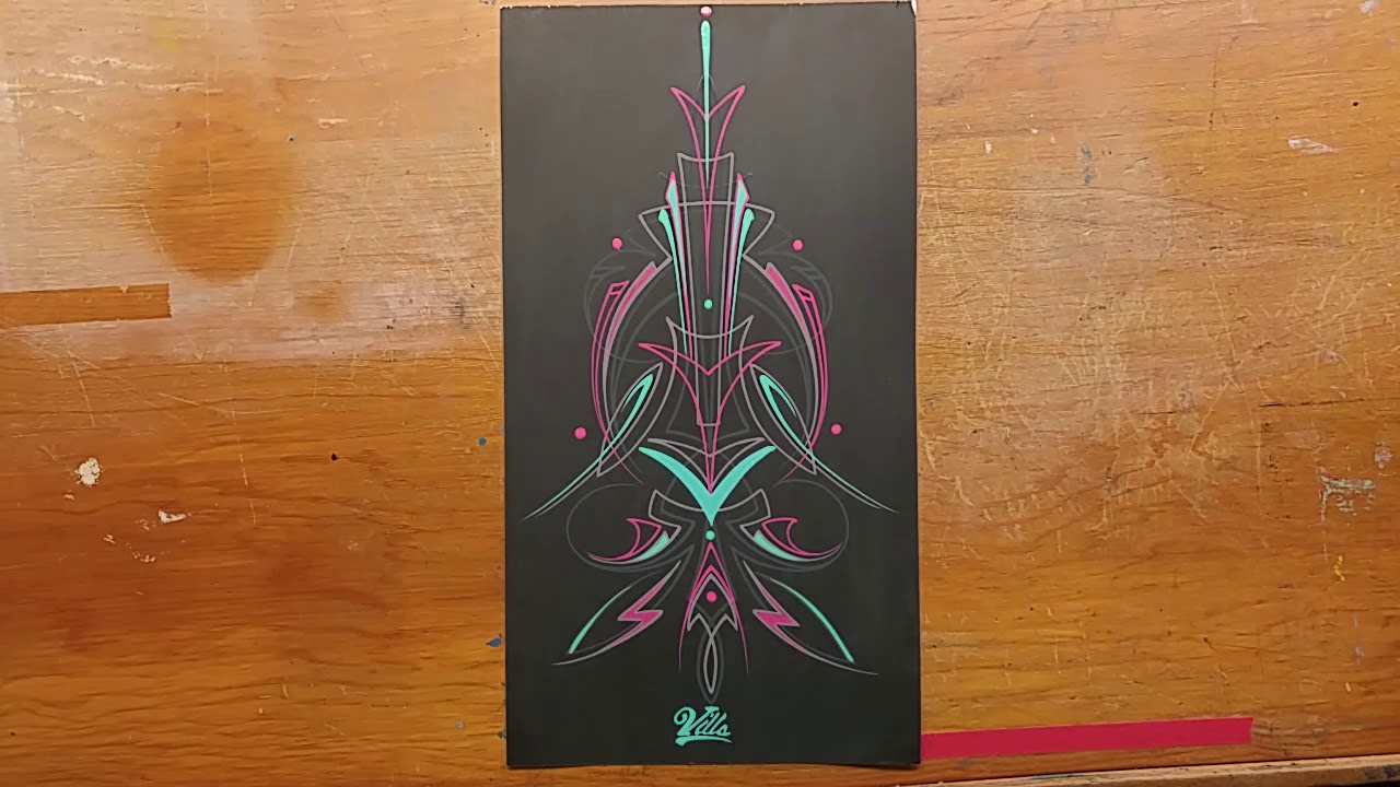Pinstriping Video Challenge YouTube