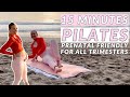 15 Min Prenatal Pilates // Pregnancy Pilates Class, Pilates for Fit Pregnancy