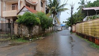 A Walk through the Streets on a Rainy day, Ernakulam City North, Kerala