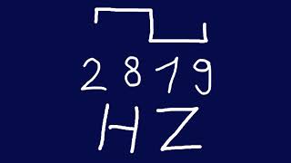 2819 hz square