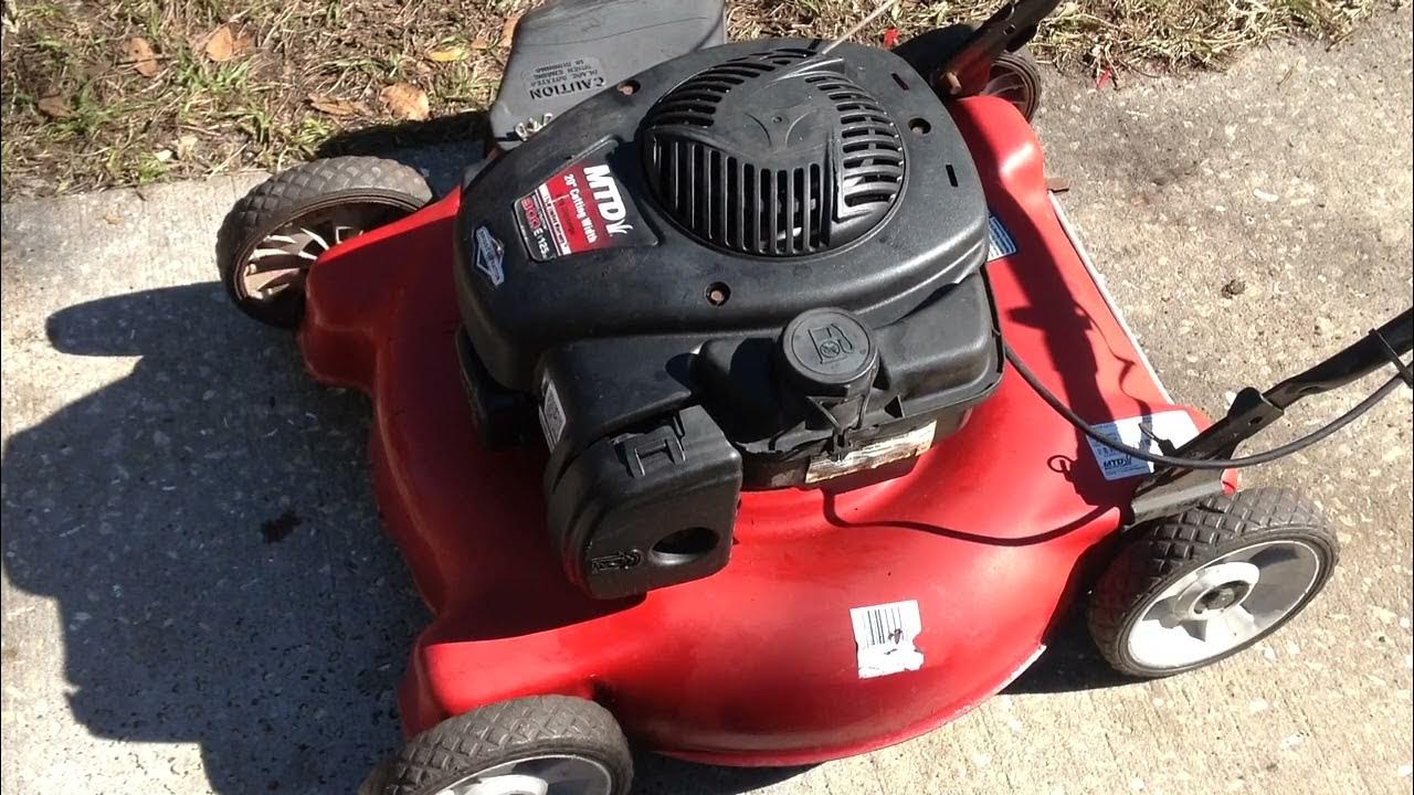 2014 MTD lawn mower that is Surging......It is MY Fault..!!!! YouTube