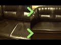 DIY reupholstery of a fake leather living room couch