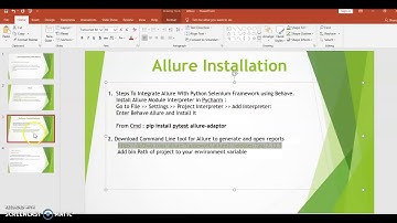 Allure Reporting With Behave Python
