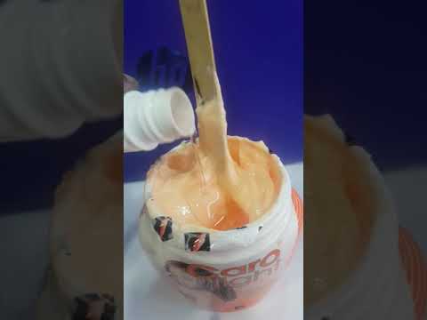 كارولايت كريم خلطتهم مع بعض الكريم الحجم الكبير مع كريم الوجه وزيت الجزر