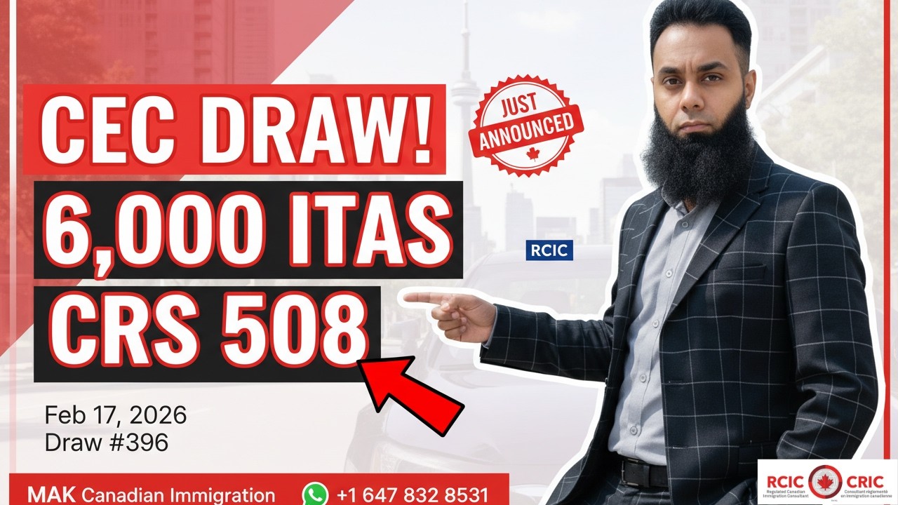 Latest CEC Express Entry Draw | 6,000 ITAs Issued