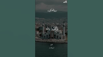 قُلْ كَفَىٰ بِاللَّهِ بَيْنِي وَبَيْنَكُمْ شَهِيدًا, سورة العنكبوت. #المصحف