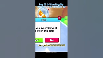 Day 33 Of Checking My Mailbox In Pet Simulator 99! #roblox #petsim99 #fyp