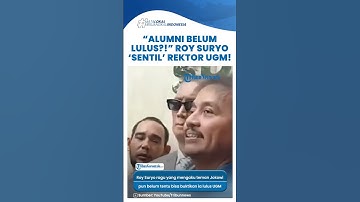 Sindiran Roy Suryo ke Rektor UGM usai Sebut Jokowi Alumni Kebanggan: Tidak Berarti Lulus!