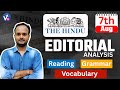 The Hindu Analysis 7th Aug | Vocab &amp; Grammar Simplified for SSC | Vocab Booster By Sanjeev Sir