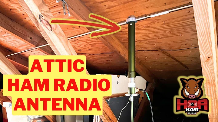Ham Radio Attic Antenna for Emergency Communications and HOA Stealth - Set Up, Demonstration, Review