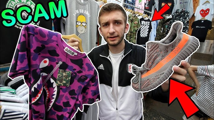 BUYING FAKE SUPREME, YEEZYS AND BAPE IN NYC CHINATOWN! THEY TRIED to RIP US  OFF 