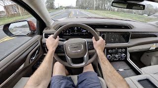 2023 GMC Yukon XL 4WD Denali: POV Drive, Impressions and ASMR