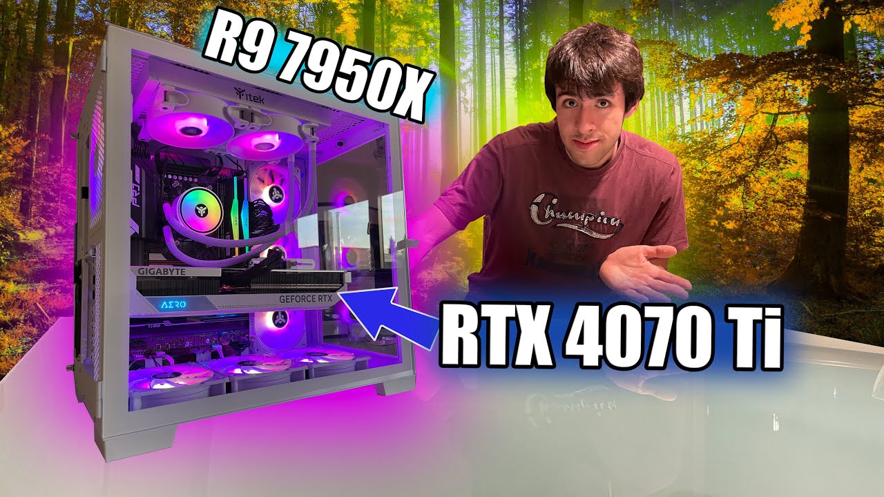 PC Gamer RAINBOW RTX 4070Ti SUPER FlowUP