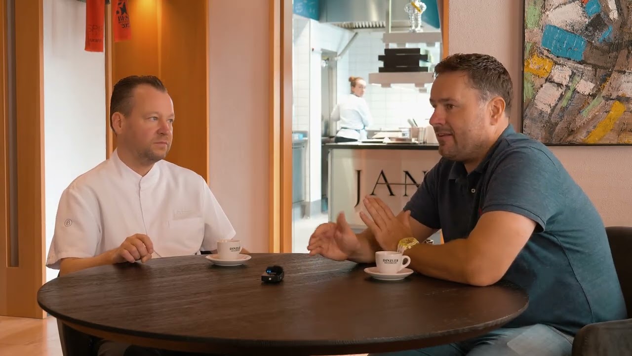 Perfekter Espresso im Restaurant JAN – Jan Hartwig & DINZLER mit der SANREMO Racer