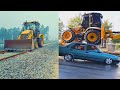 The tractor excavator jcb 3dx  the best tiktoks compilation try to not laugh
