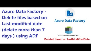 Azure Data Factory -Delete files based on Last modified date (delete more than 7 days ) using ADF