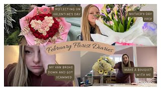 Florist Diaries February Catchup | Mother’s Day Flowers | Make a bouquet