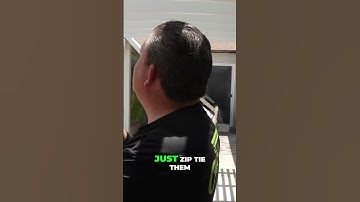 Patio Lights Install  Easy Tips & Tricks! #diy #patiolights  #chillax