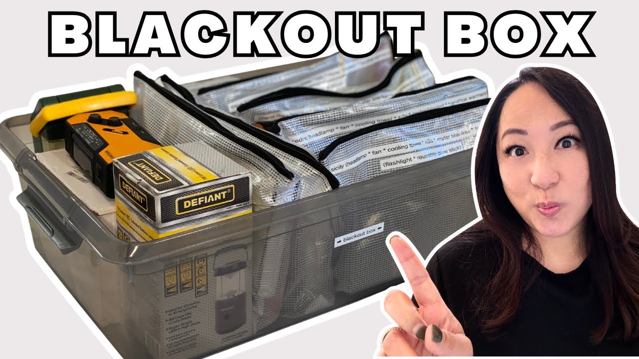 How to Organize a Blackout Box for Emergencies YouTube