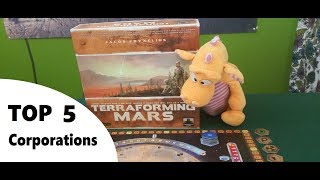 Terraforming Mars - Top 5 Corporations