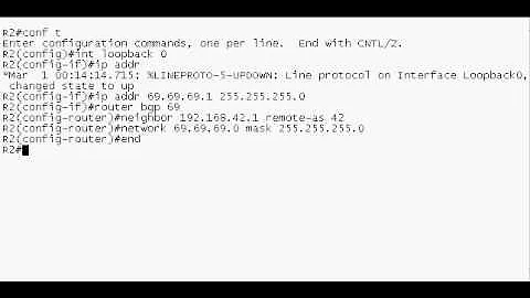 Configure BGP Peering Session on Cisco IOS
