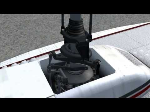 FSX Aerosoft Bell 205/UH-1 Huey Helicopter Swashplate Working [Gamerlator]