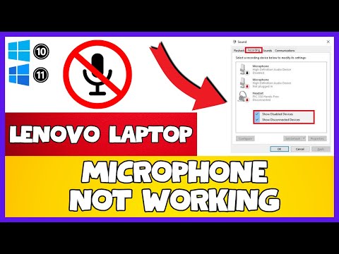 Lenovo Laptop Google Meet Mic Not Working New Process
