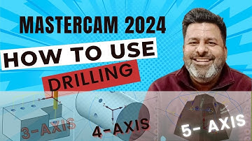 Mastercam 2024 drilling| mastercam 4 axis drilling| Mastercam 5 axis drilling| Mastercam drill & Tap