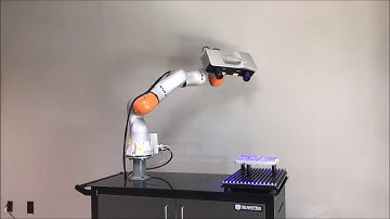 Kuka iiwa robot 3D scanning with Zeiss sensor
