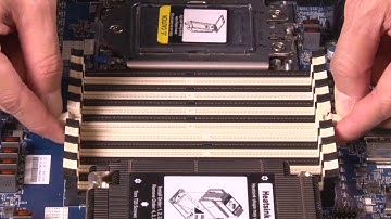 Lenovo ThinkSystem SR645 Installing a memory module