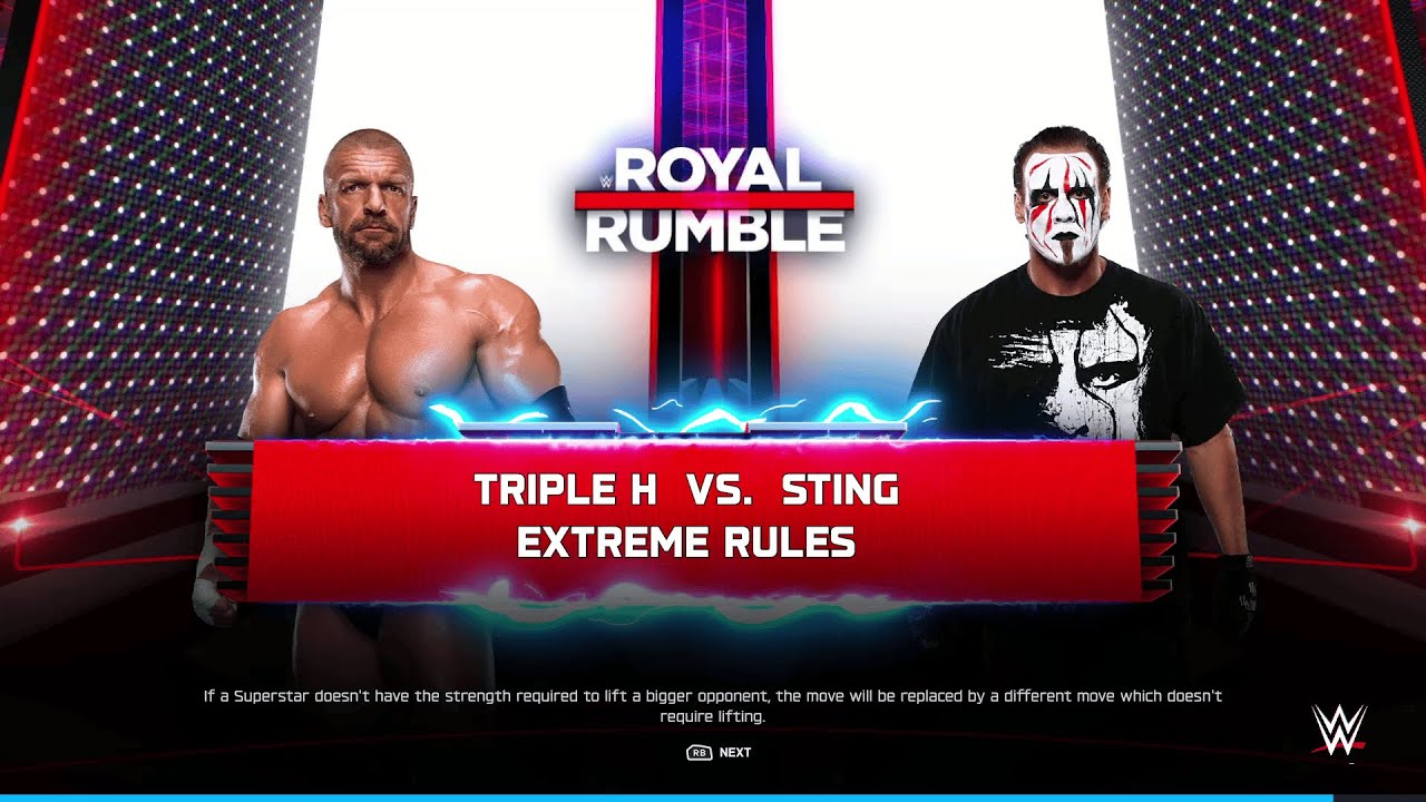 WWE 2K25 FULL MATCH — Sting vs. Triple H — The Ultimate Showdown!