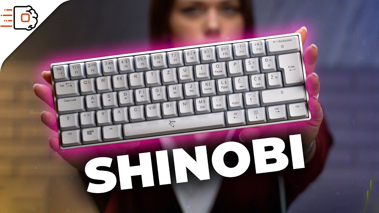 MEHANIČKA tastatura za SAMO 22 EVRA - White Shark SHINOBI!