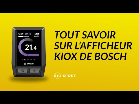 Afficheur Kiox de Bosch : Caractéristiques, fonctionnalités et application eBike Connect.