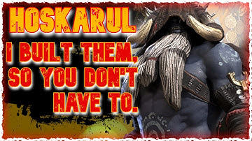 HOSKARUL | I Built Them, So You Don