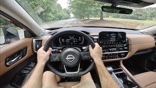 2023 Nissan Pathfinder Platinum: POV Drive, Impressions and ASMR