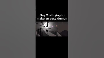Day 2 of trying to make an easy demon in geometry dash #geometrydash #easydemon #extremedemon #gd