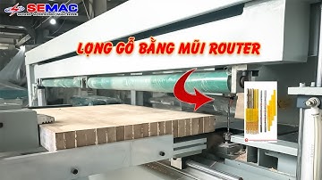 Máy lọng gỗ bằng mũi router - cưa lọng gỗ cnc | SEMAC